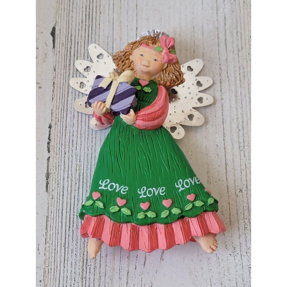 AGC 1998 love angel gift cherub ornament Xmas decor